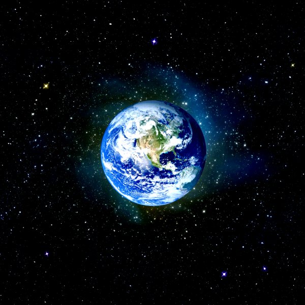 Планета земля из космоса