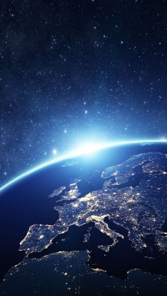 Звезды вид из космоса