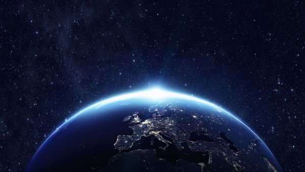 Вид солнца с МКС