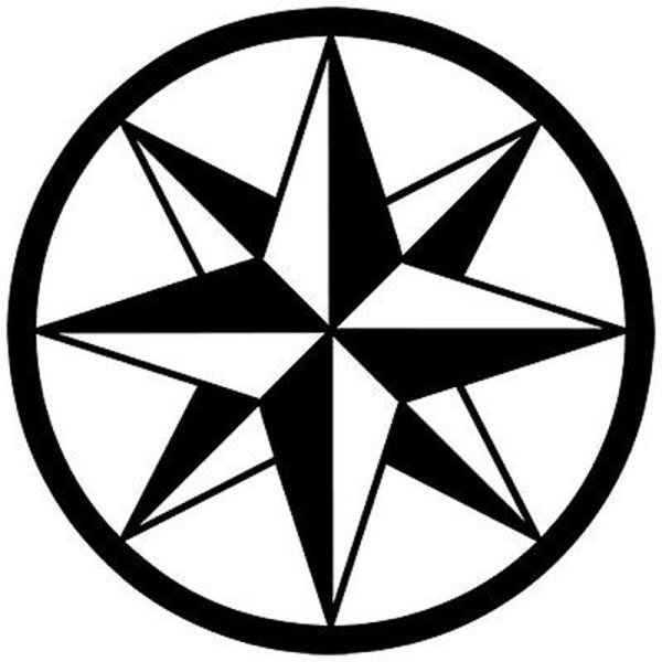 Черная пятиконечная звезда