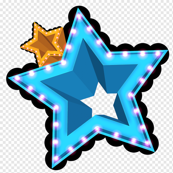 Звезды на прозрачном фоне