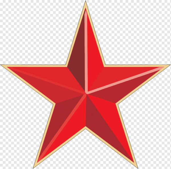 Звезда красного цвета