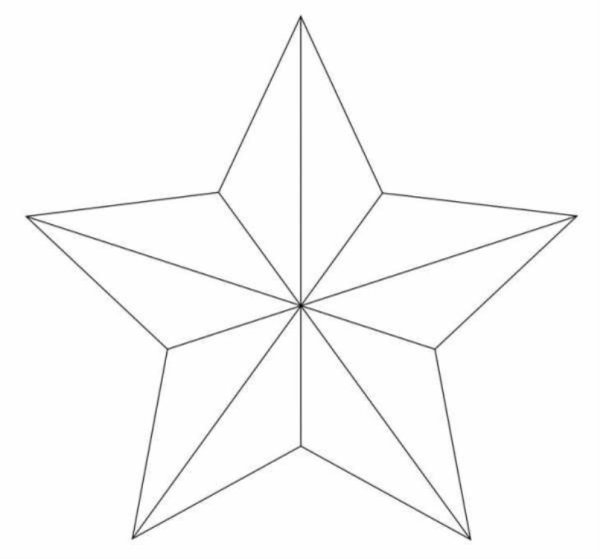 Рисование пятиконечной звезды