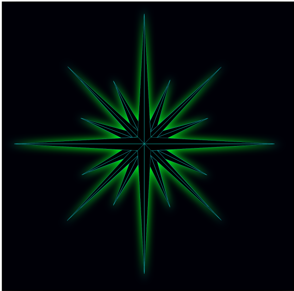 Звезды на черном фоне