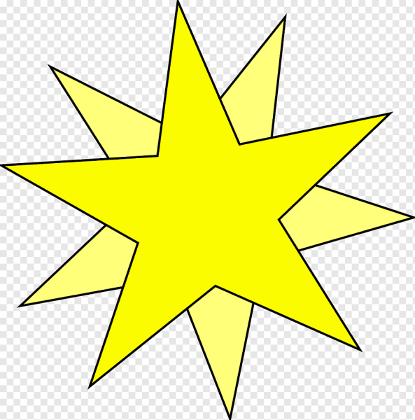 Звездочки для вырезания желтые