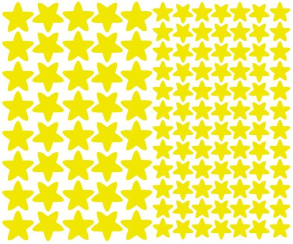 Звездочки желтого цвета