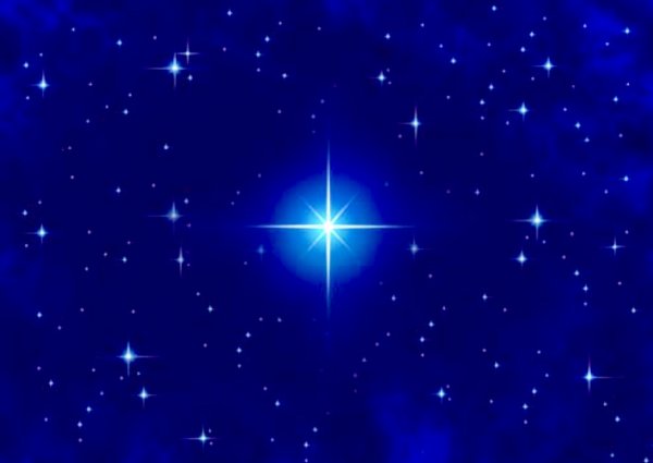 Яркая звезда на небе