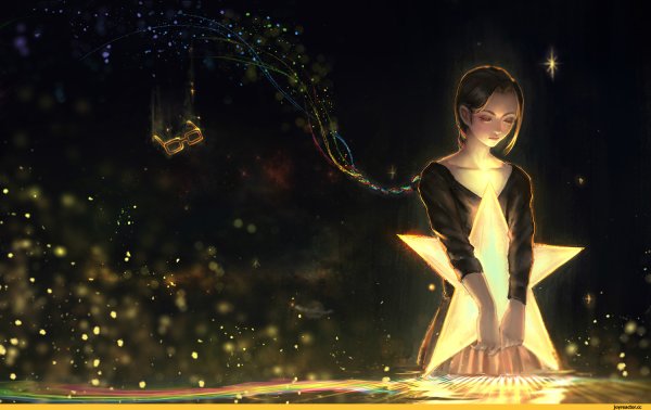 Девушка звезда