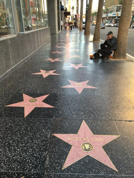 Голливудская «аллея славы» Лос-Анджелес