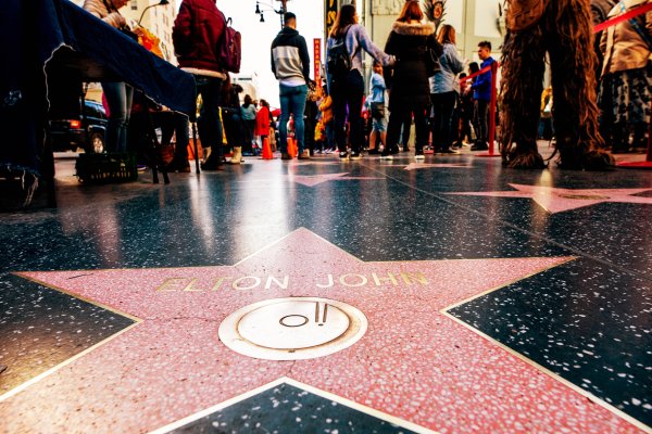 Голливудская «аллея славы» Лос-Анджелес