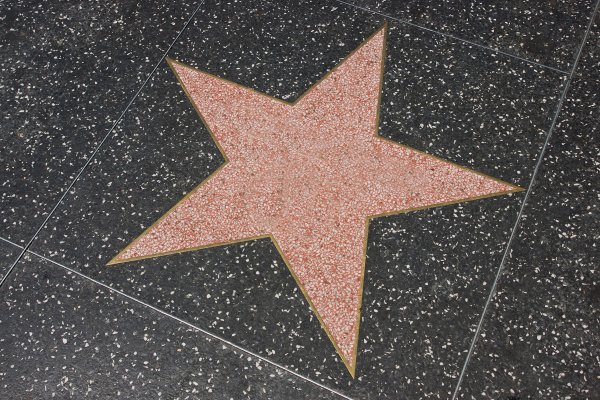 Звезда Hollywood walk of Fame