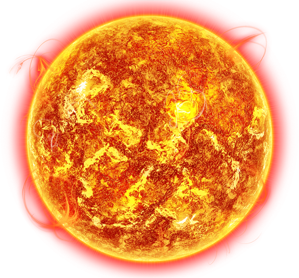 Солнце Планета без фона