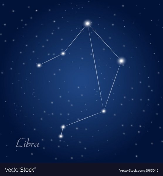 Созвездие весы на небе