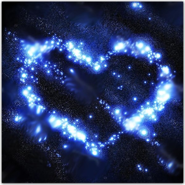 Звезды в виде сердца