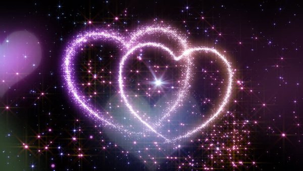 Звезды в виде сердца