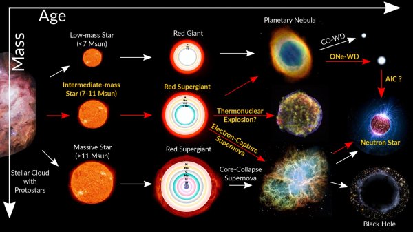 Эволюция звезд нейтронная звезда