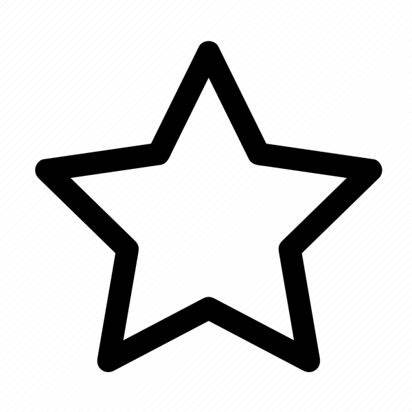 Серебряная пятиконечная звезда