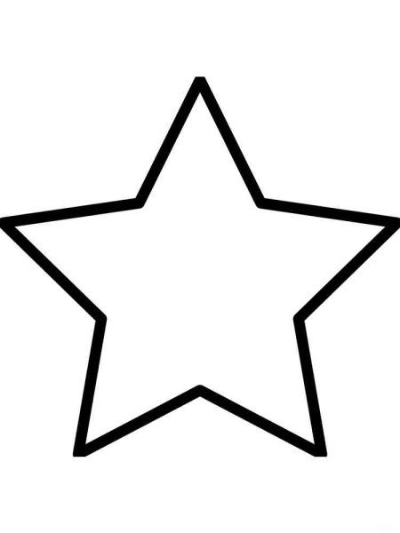 Звезда шаблон