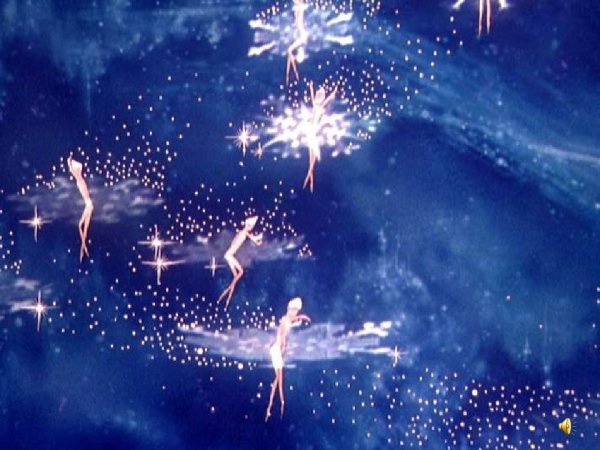 Яркие сверкающие звезды