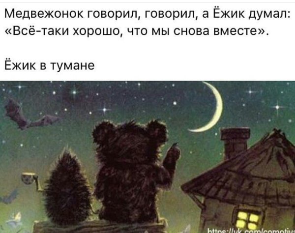 Как Ёжик с медвежонком протирали звёзды