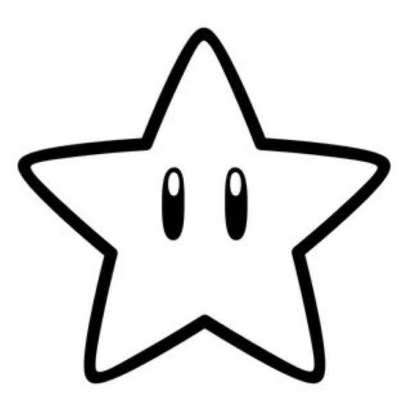 Трафарет для вырезания звезд
