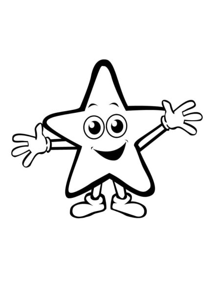 Трафарет звезды