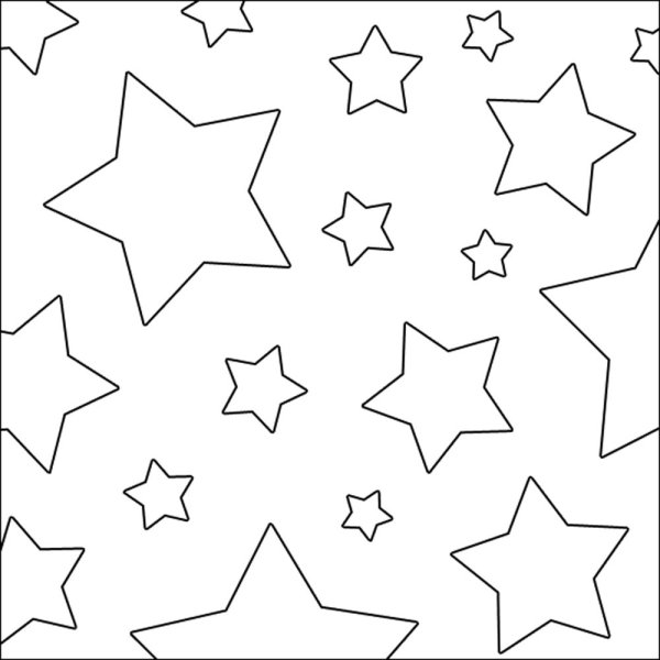 Звёзды черно белые распечатать
