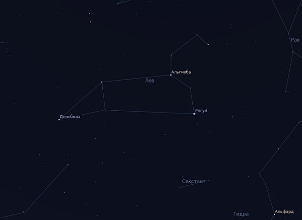 Созвездие Андромеда Альферац