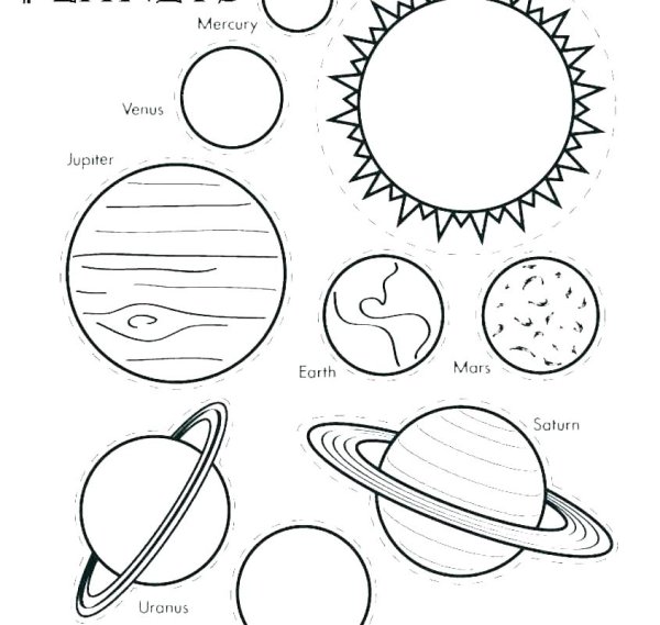 Космос картинки для детей раскраски