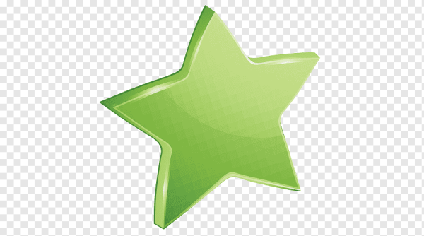 Звездочки зеленого цвета