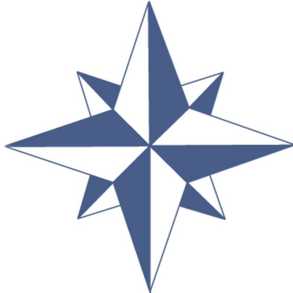 Синяя восьмиконечная звезда