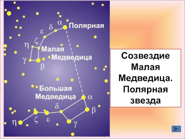 Малая Медведица Созвездие звезды