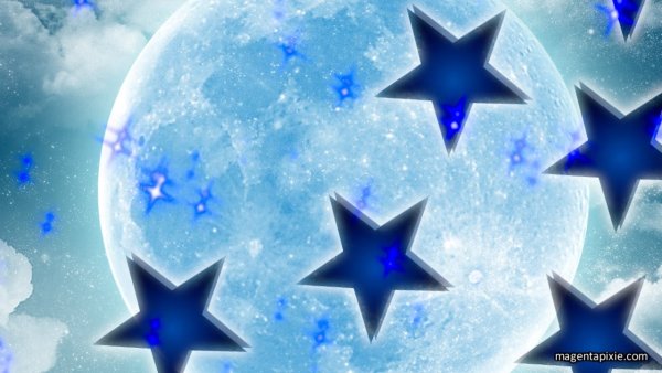 Бело-голубые звезды