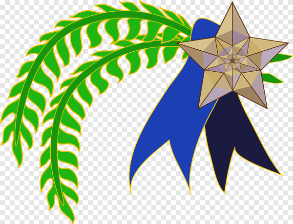 Георгиевская лента с Лавровой ветвью