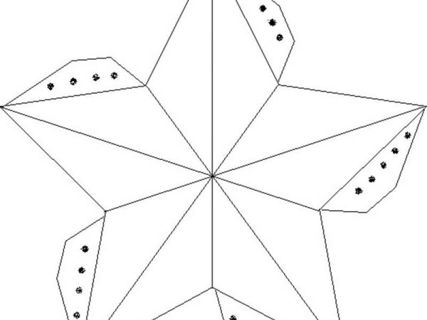 Схемы и шаблоны объемных поделок из бумаги