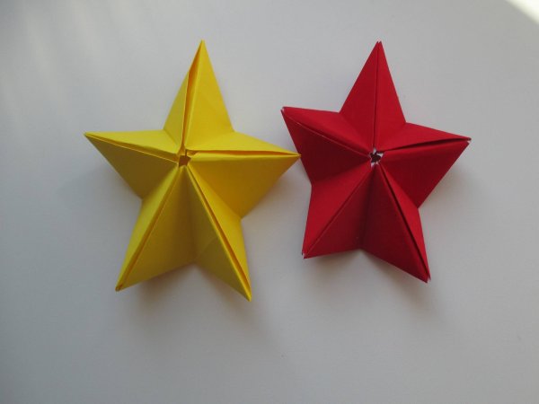 Звезда из бумаги своими руками - легких шаблонов для создания объёмной звезды