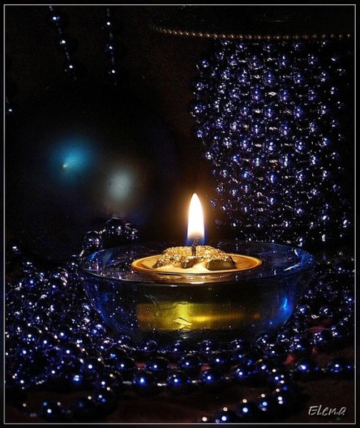 Добрый вечер со свечами