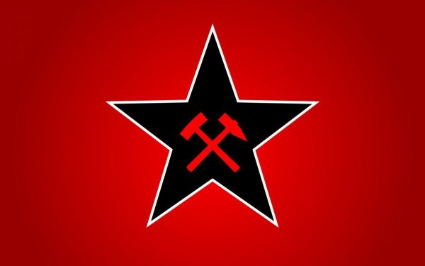 Алый фон