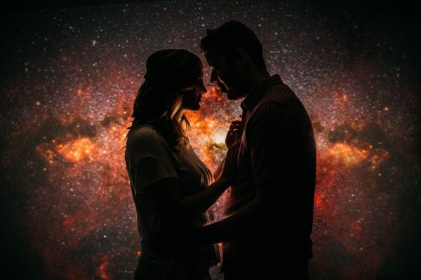 Звездное небо и пара