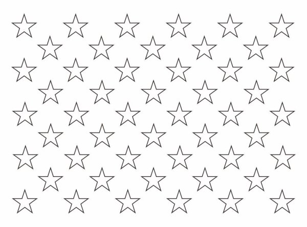 Трафарет Звёздочки