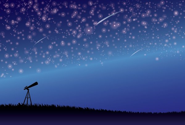 Звезды в телескоп