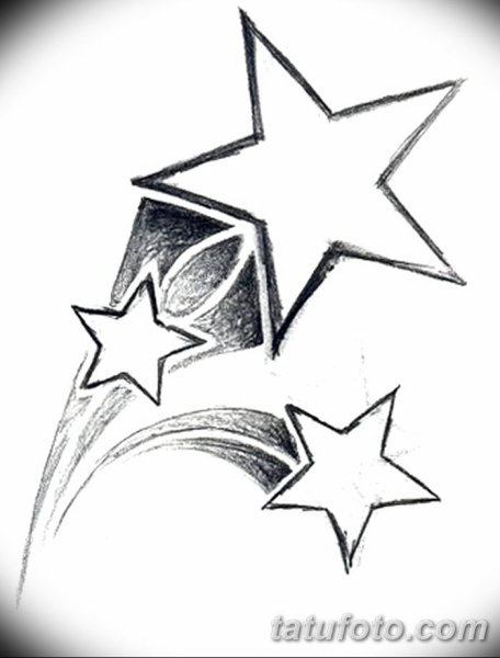Звезда контур