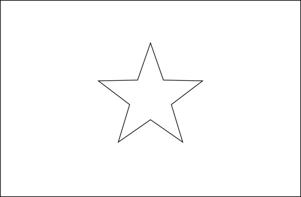Звезда раскраска