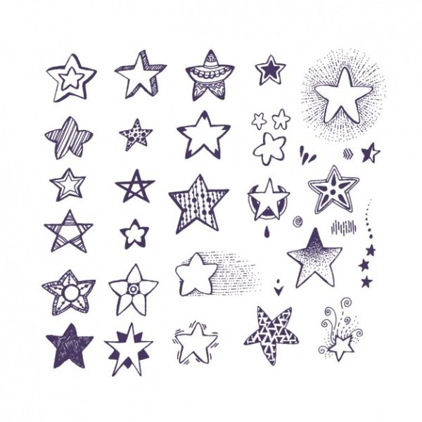 Звезды нарисовать красивые