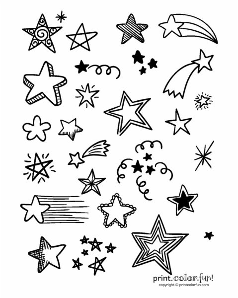 Звезда рисовать