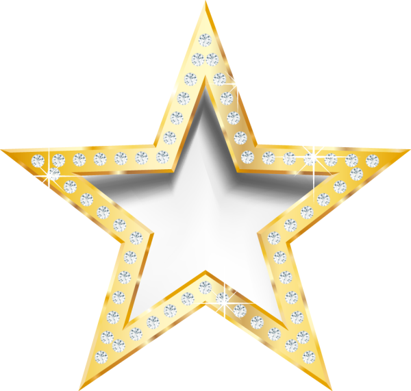 Звезды на прозрачном фоне