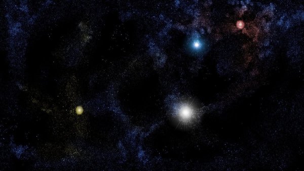 Цвет черный космос