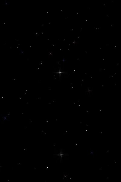 Чёрный экран со звёздами