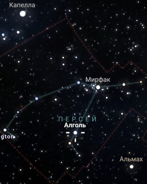Алголь звезда
