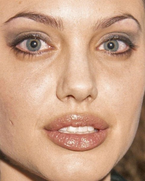 Анджелина Джоли макияж крупным планом